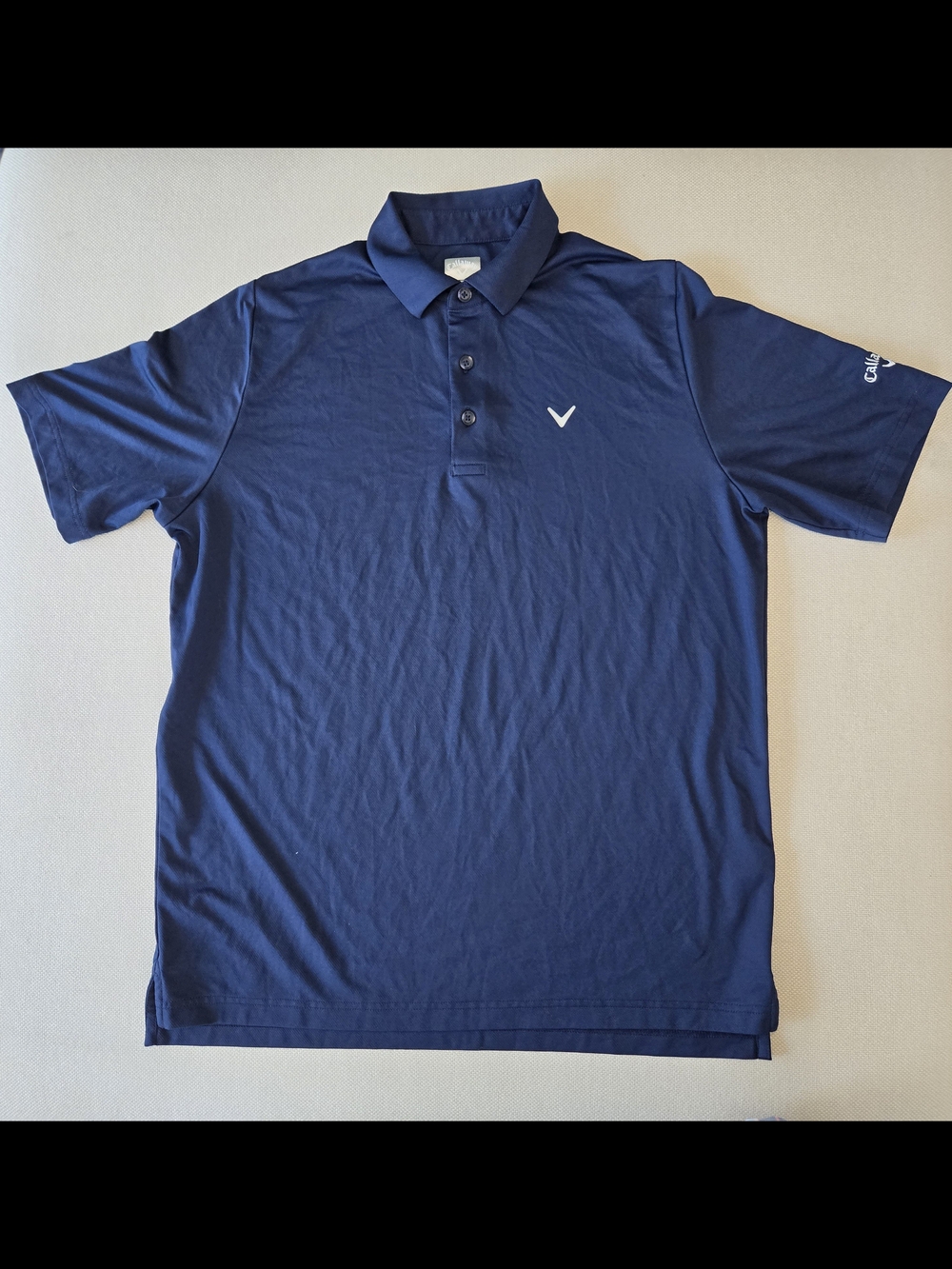 CALLAWAY Polo Shirt OPTI-DRI Swing Tech Medium Golf Performance Summer Athletic
